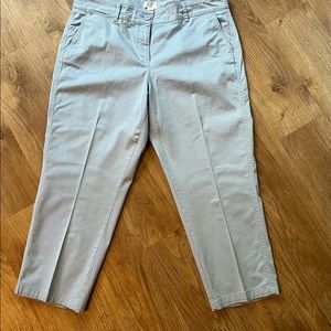 Crown & Ivy blue capris size 12P